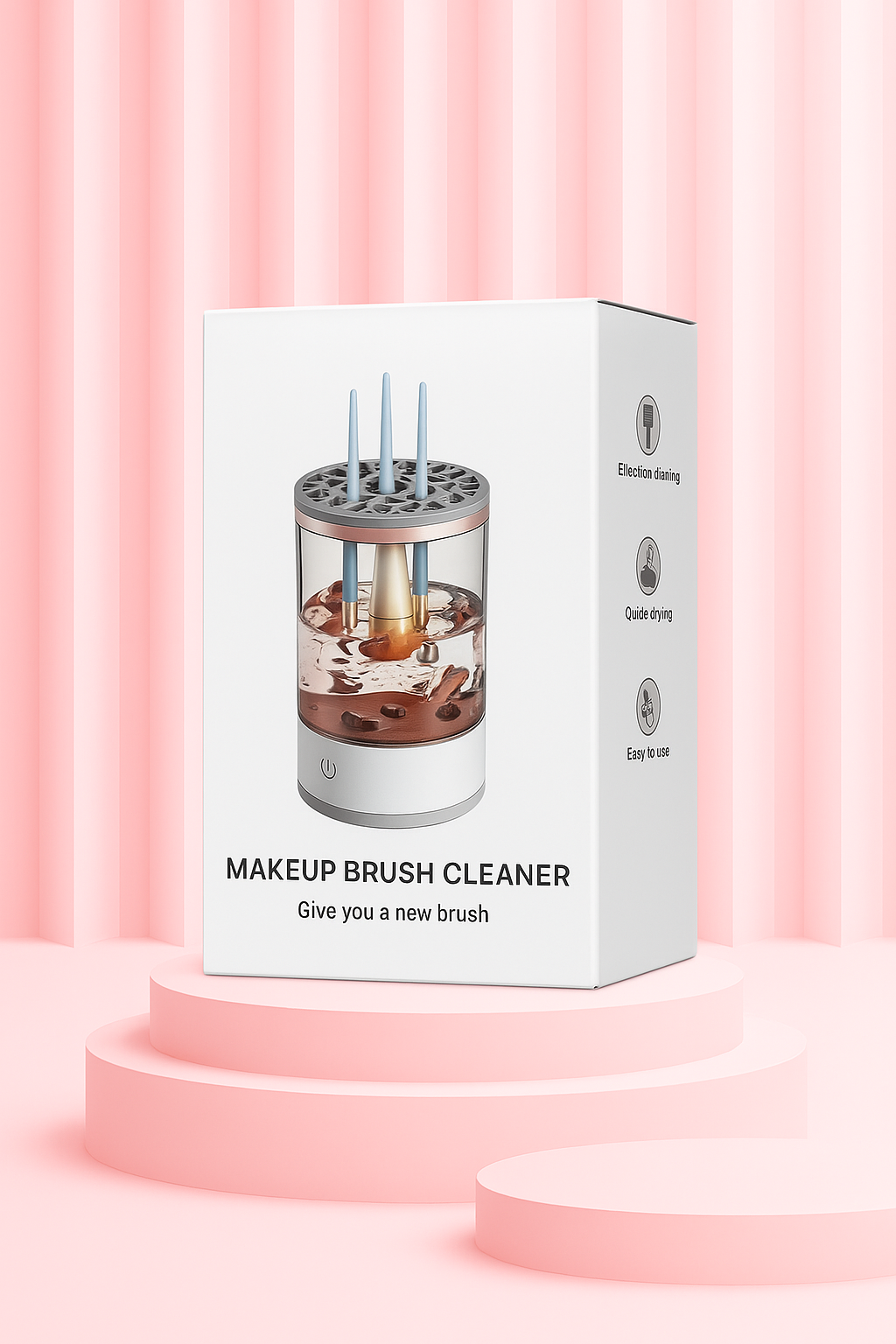 BrushWasher™ – Elektryczna myjka do czyszczenia pędzli kosmetycznych